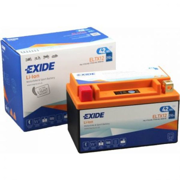Baterie moto EXIDE Lithium ELTX12