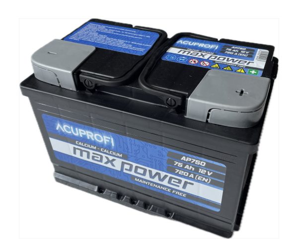 Baterie auto ACUPROFI MAX POWER 75 Ah AP750 EN 720A