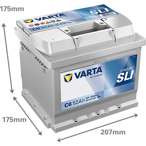 Baterie VARTA Dynamic SLI 52Ah C6 EN 520A (C6)