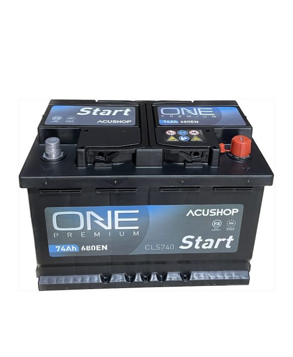 Baterie auto ONE PREMIUM 74AH CLS740 EN 680A 3 ANI GARANTIE