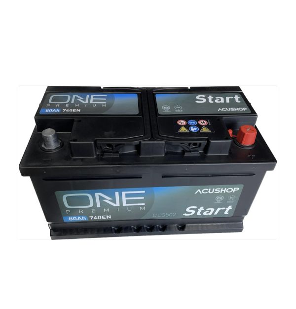 Baterie auto ONE PREMIUM 80AH CLS802 EN 740A 3 ANI GARANTIE