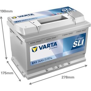 Baterie VARTA Dynamic SLI 74Ah E11 EN 680A (E11)