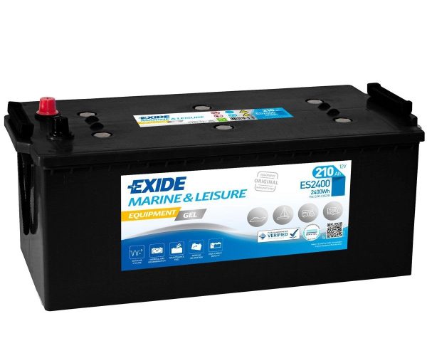 Acumulator EXIDE GEL Marine ES2400 210Ah 1050A left+