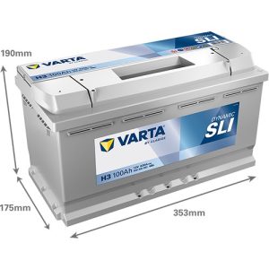 Baterie VARTA Dynamic SLI 100Ah H3 EN 830A (H3)