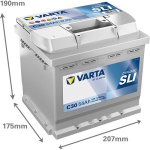 Baterie VARTA Dynamic SLI 54Ah C30 EN 530A (C30)