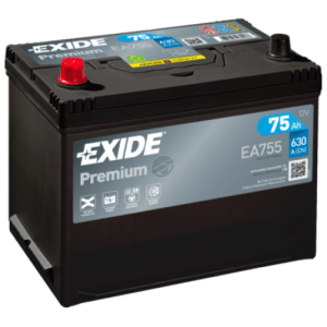 Baterie auto EXIDE PREMIUM 75 Ah EA755 EN 630A
