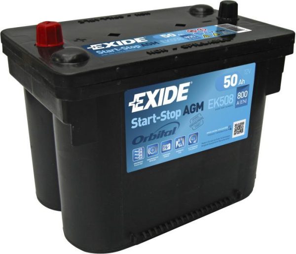 Baterie auto EXIDE AGM START&STOP 50Ah EK508 EN 800A