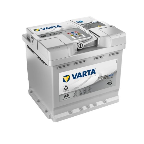 Baterie VARTA Start Stop AGM 50 Ah A9 EN 540A