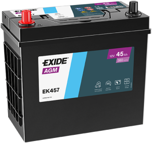 Baterie auto  EXIDE AGM START&STOP 45Ah EK457 EN 380A